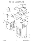 Diagram for 01 - Top And Cabinet Parts