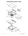 Diagram for 03 - Refrigerator Shelf Parts