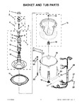 Diagram for 03 - Basket And Tub Parts