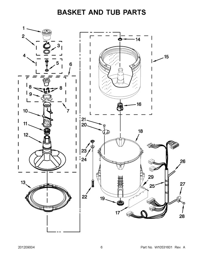 Diagram for WTW4800XQ4