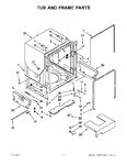 Diagram for 05 - Tub And Frame Parts