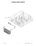 Diagram for 10 - Lower Rack Parts