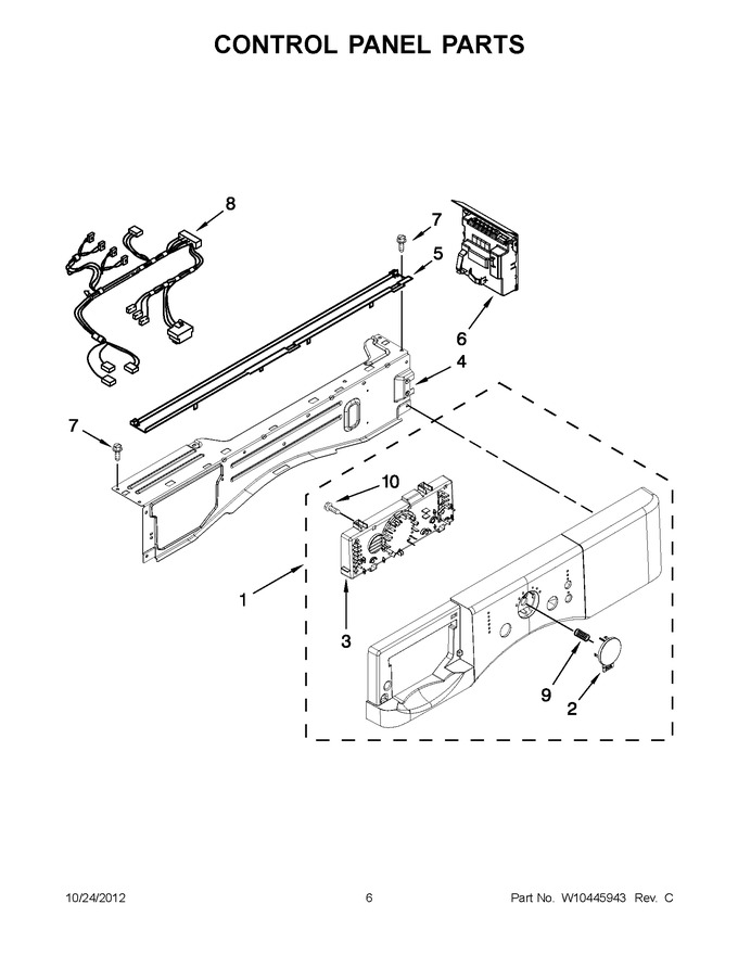 Diagram for WFW9050XW03