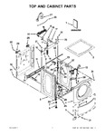 Diagram for 01 - Top And Cabinet Parts