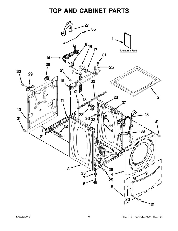 Diagram for WFW9050XW03