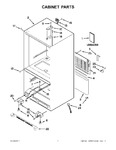 Diagram for 01 - Cabinet Parts