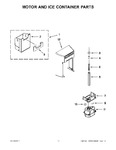 Diagram for 05 - Motor And Ice Container Parts