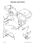 Diagram for 06 - Freezer Liner Parts