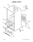 Diagram for 01 - Cabinet Parts