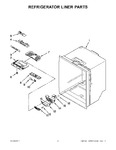 Diagram for 04 - Refrigerator Liner Parts