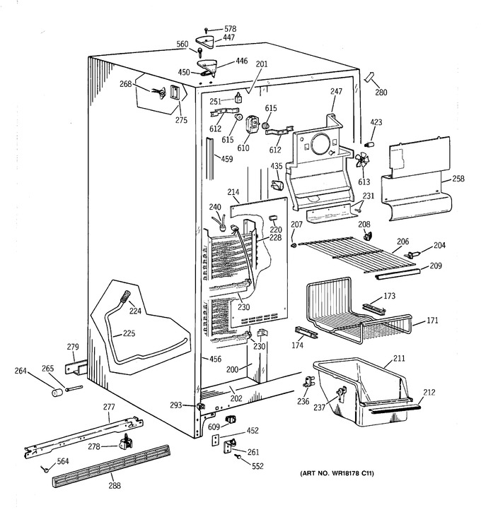 Diagram for TFT24PAXCWW