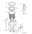 Diagram for 3 - Tub, Basket & Agitator