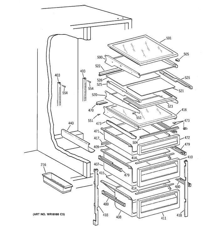 Diagram for TFG25PAYAWW