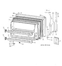 Diagram for 1 - Freezer Door