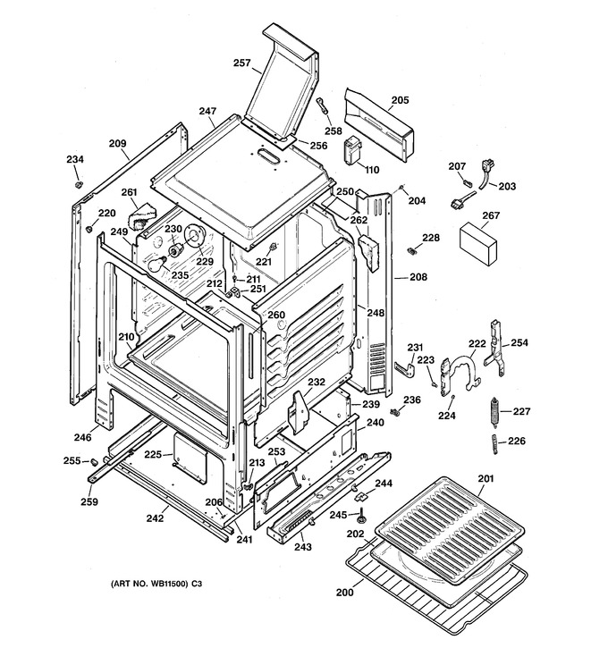 Diagram for JGBS07PEW2WW