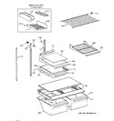 Diagram for 4 - Shelf Parts