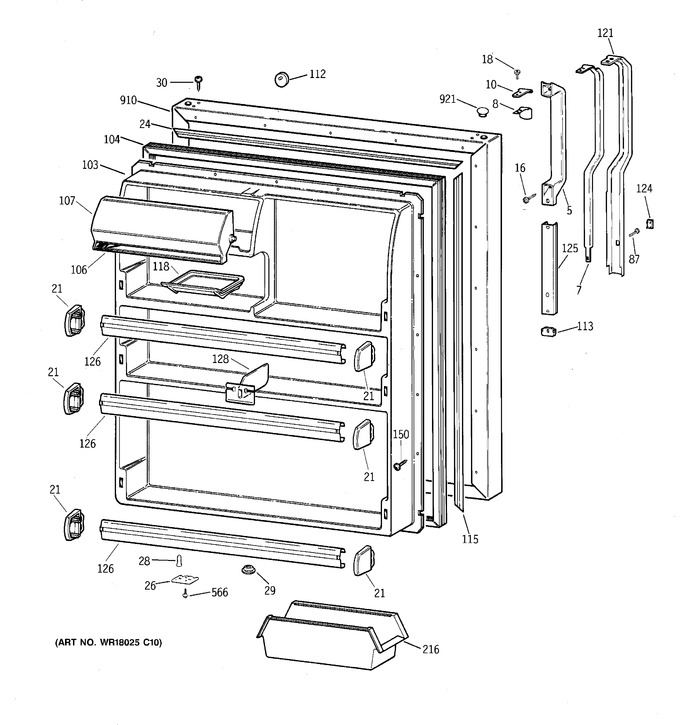 Diagram for TBG21DAXKRWW