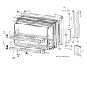 Diagram for 1 - Freezer Door