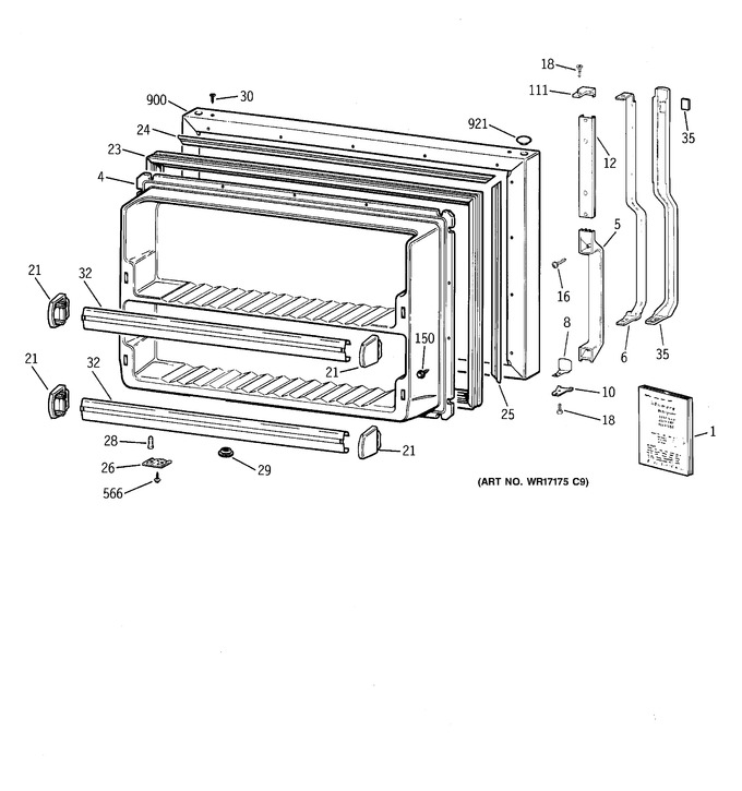 Diagram for TBH18DAXTRWW