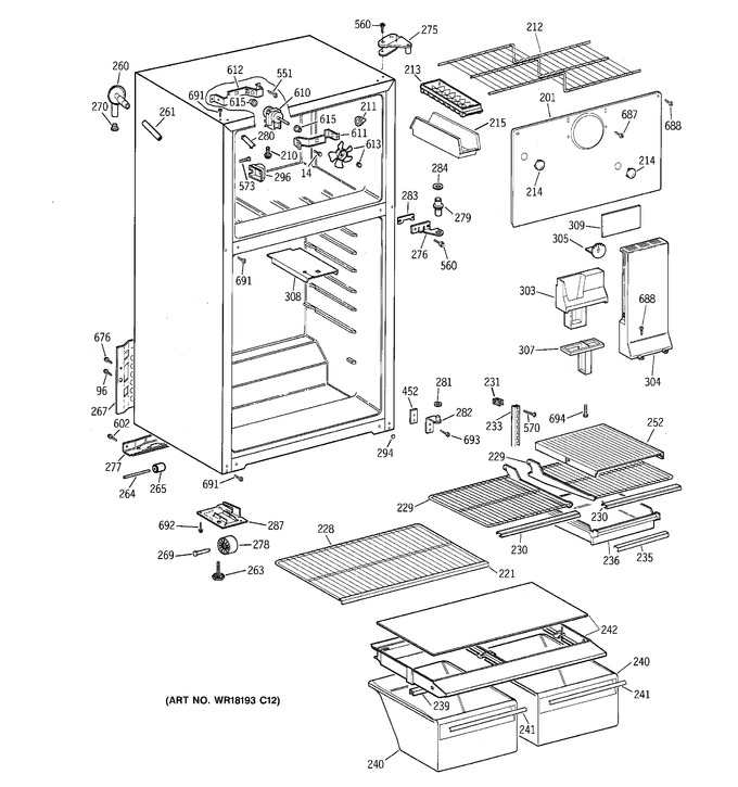 Diagram for TBT18TAYDRWH