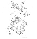 Diagram for 1 - Control Panel & Cooktop