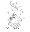 Diagram for 1 - Control Panel & Cooktop