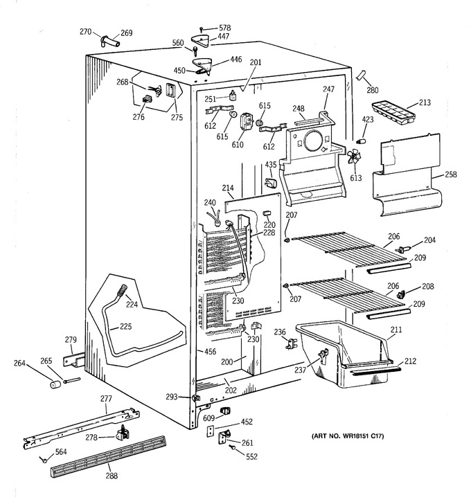 Diagram for TFX20SAXFAA