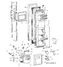 Diagram for 1 - Freezer Door