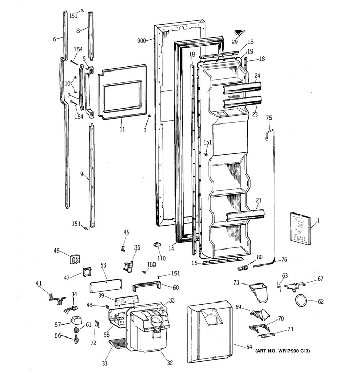 Diagram for TFX22VRZBWW