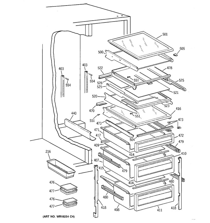 Diagram for TFG27PFXFWW