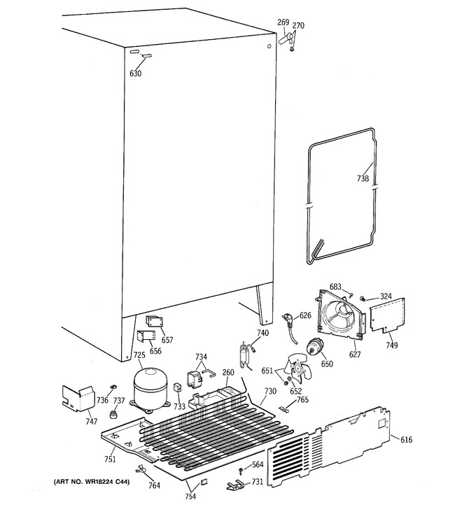 Diagram for TFG22JAXFWW