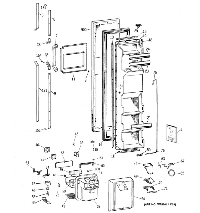 Diagram for TFG22PRXFWW