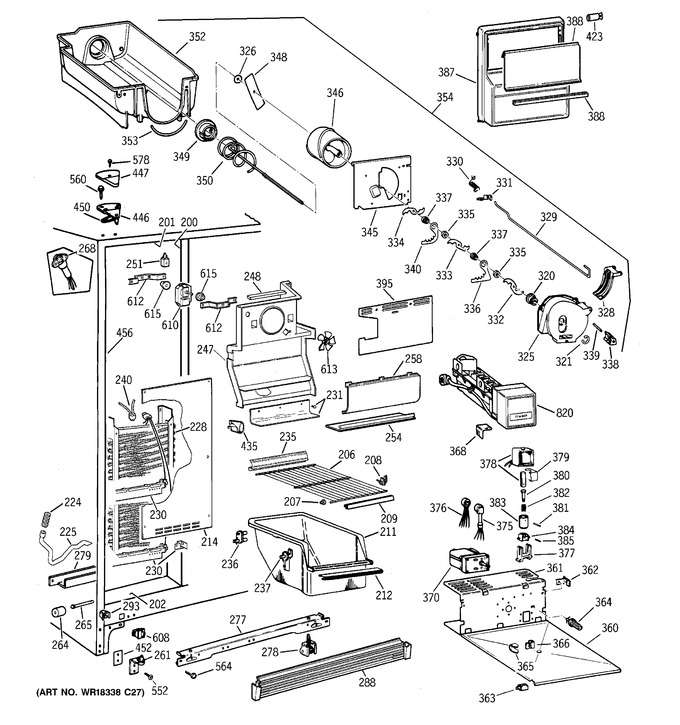 Diagram for TFG27ZFXFWH