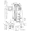 Diagram for 1 - Freezer Door