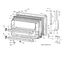 Diagram for 1 - Freezer Door