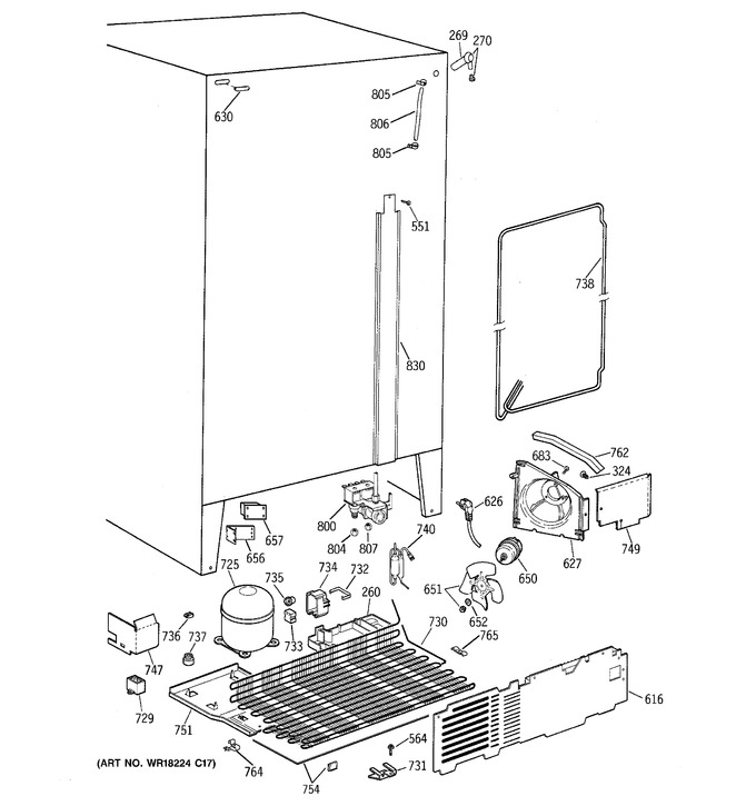 Diagram for TFT25JWYFWW