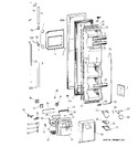 Diagram for 1 - Freezer Door