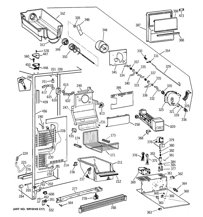 Diagram for TFT27PRXFWW