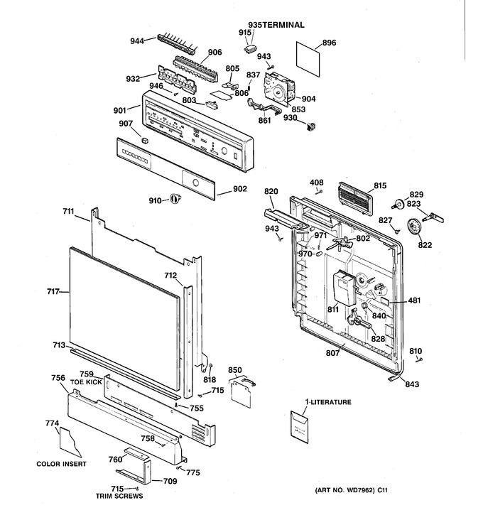 Diagram for GSD950X-72