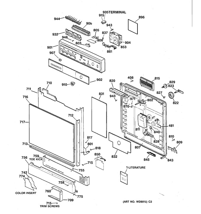 Diagram for GSD4310Y73AA