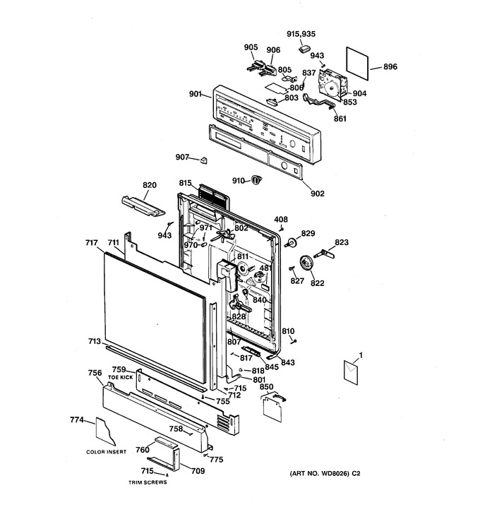 Diagram for GSD720X-73BA