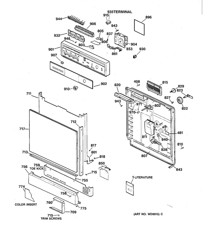 Diagram for GSD900X-73BA