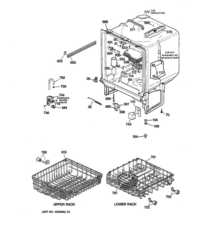 Diagram for GSD936X-73WW