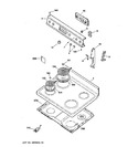 Diagram for 1 - Control Panel & Cooktop