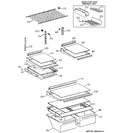 Diagram for 4 - Shelf Parts