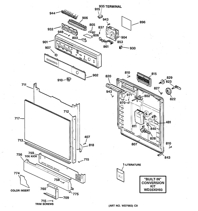 Diagram for GSC900X06BA