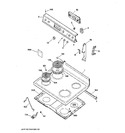 Diagram for 1 - Control Panel & Cooktop