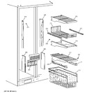 Diagram for 4 - Freezer Shelves