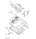 Diagram for 1 - Control Panel & Cooktop