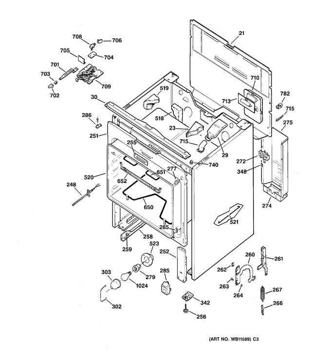 Diagram for JBP65GS1WH